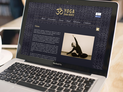 Diseño Web Yoga Zona Norte