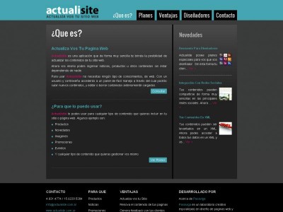 Actualisite - Diseño Web y Sistema a Medida