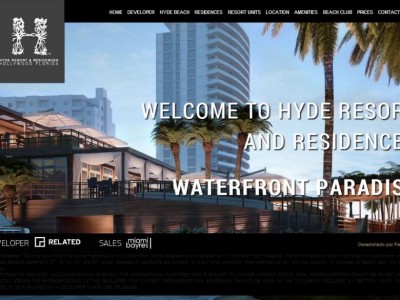 Diseño Web Hyde Beach Residences