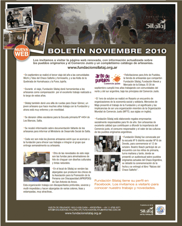 Newsletter Silataj Noviembre